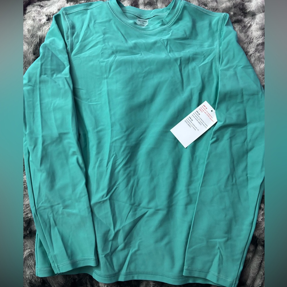 Long-Sleeve Rashguard Swim Top for Boys